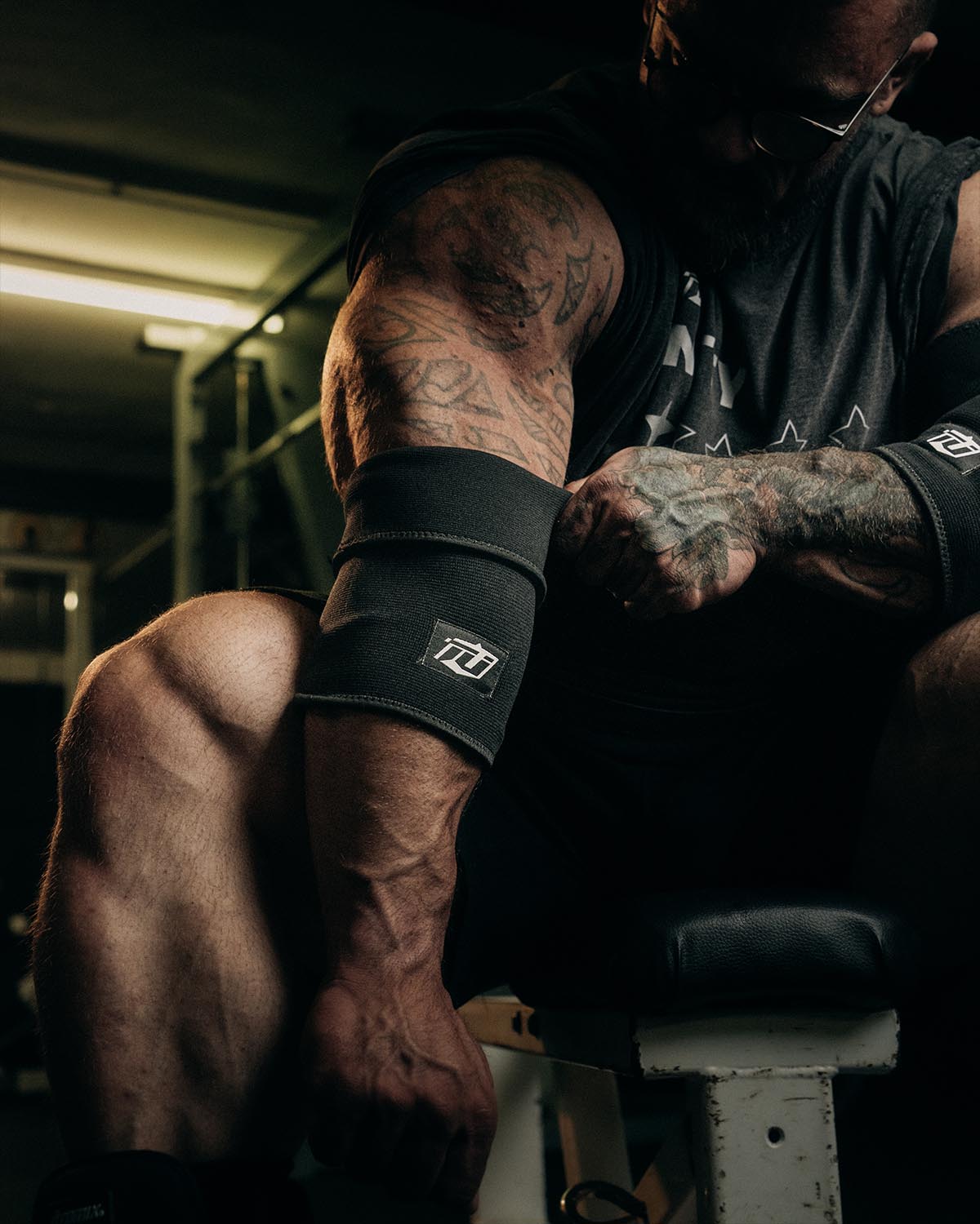 dual ply elbow sleeve for compression