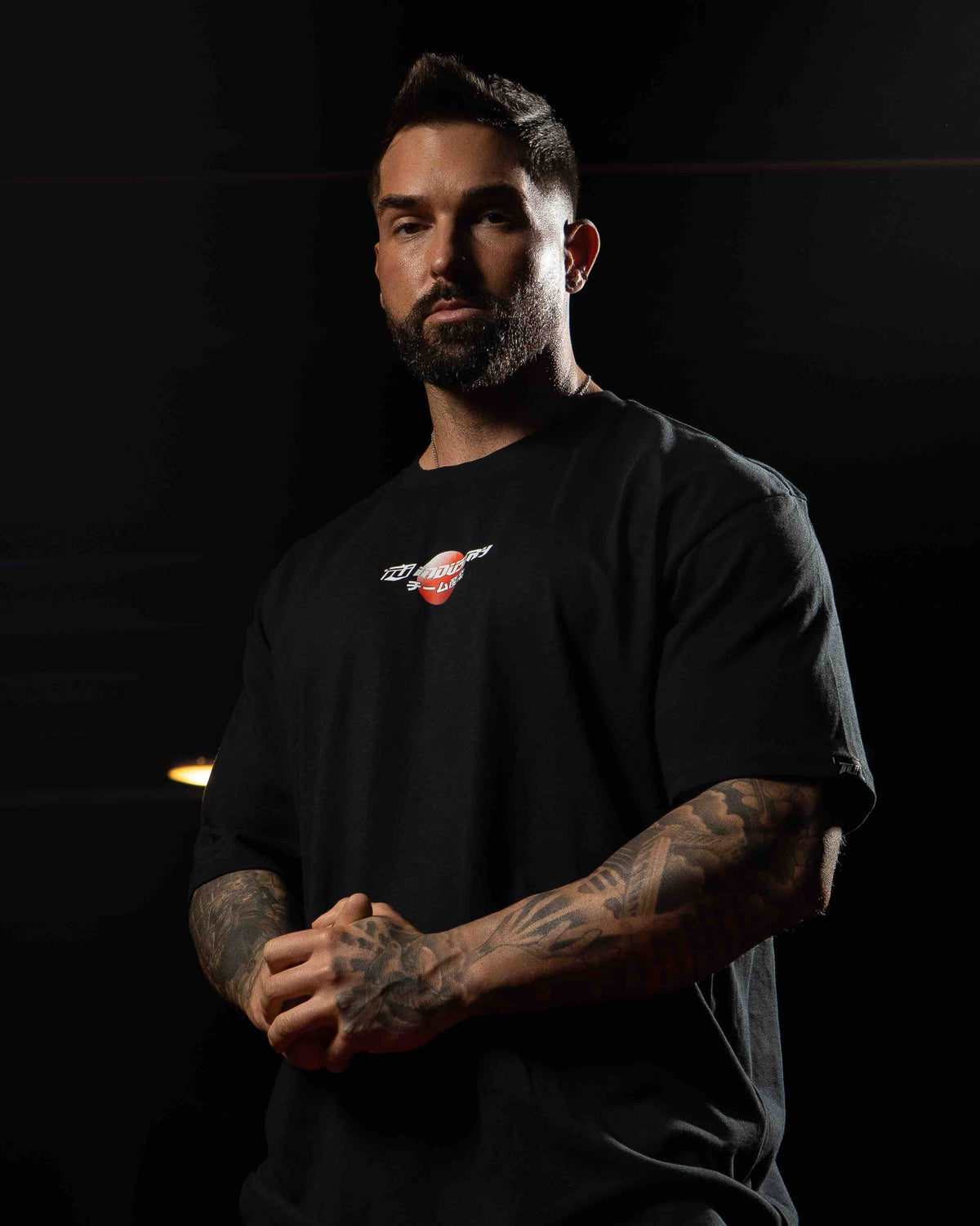 team industry oversize mens gym tee shirt