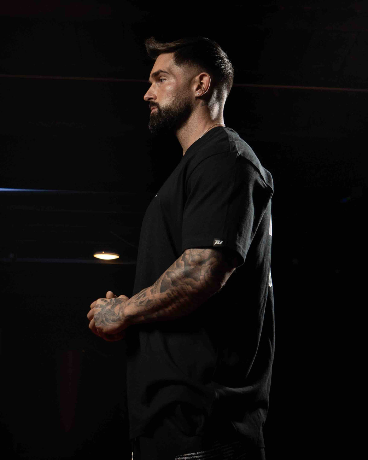 team industry oversize mens gym tee shirt