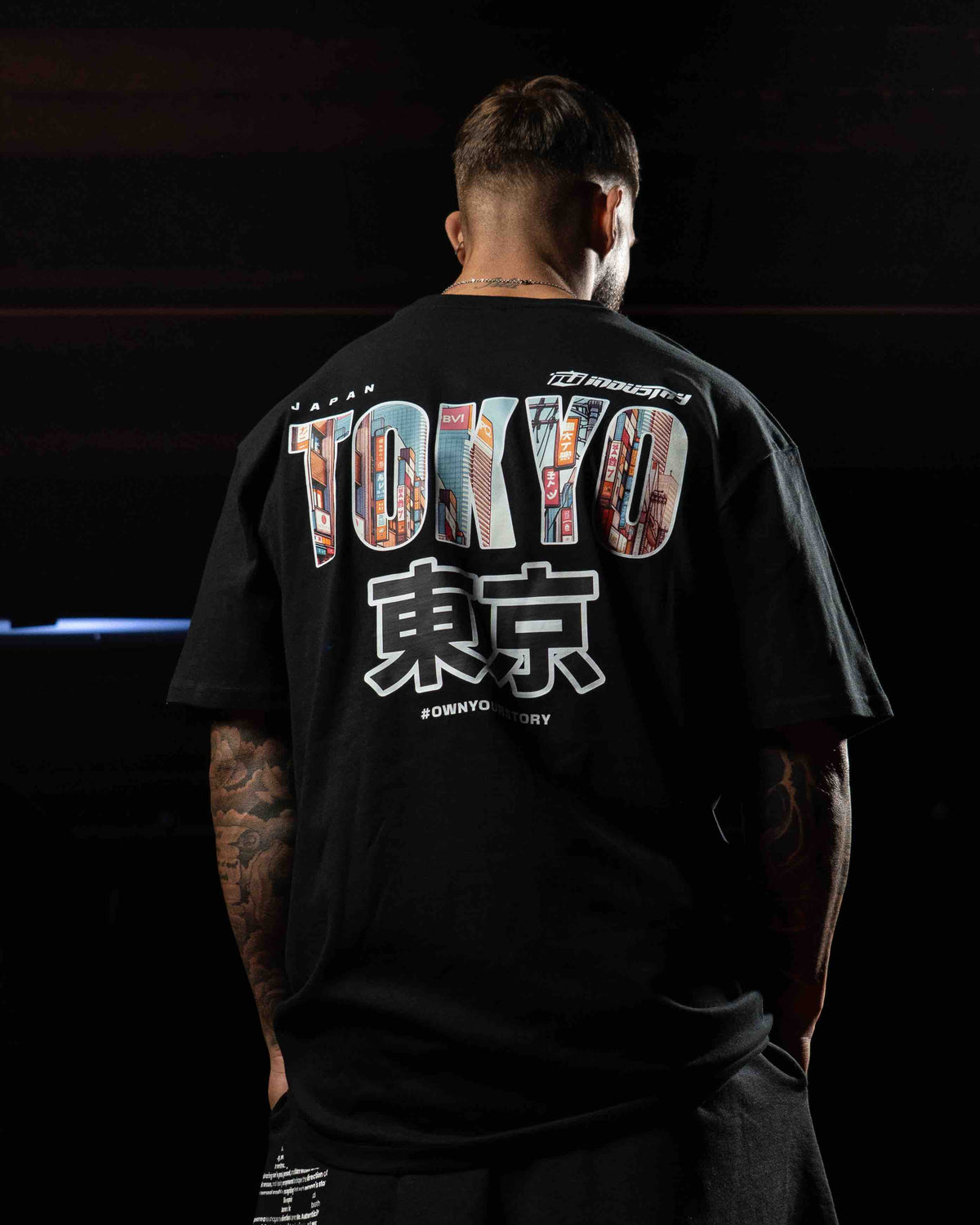 team industry oversize mens gym tee shirt