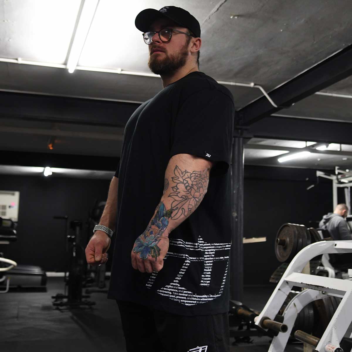 team industry oversize mens tee for bodybuilding & fitness