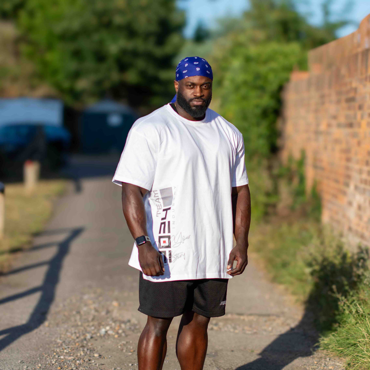 team industry bodybuilding and fitness tee shirt for strongman hyrox