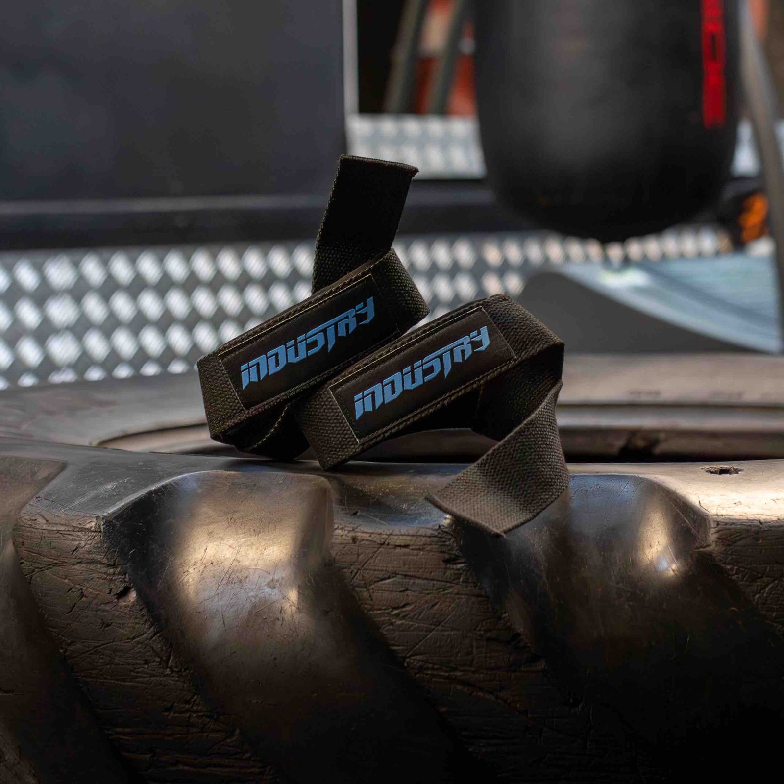 team industry wrist straps deadlifting bodybuilding