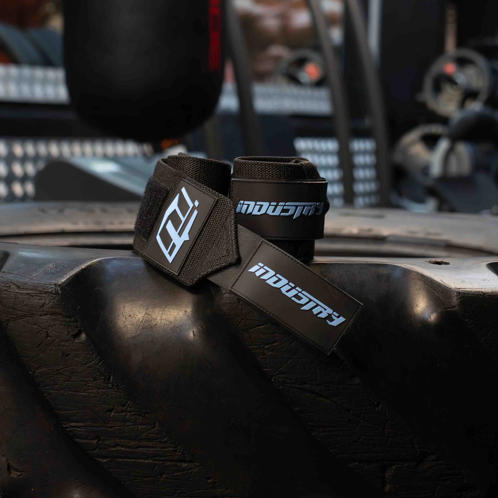 team industry wrist straps deadlifting bodybuilding