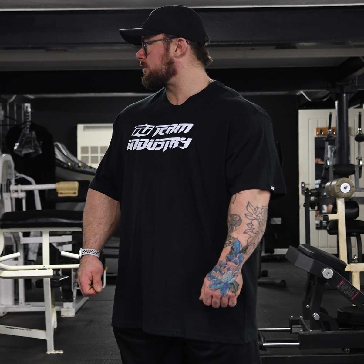 team industry oversize mens tee for bodybuilding & fitness