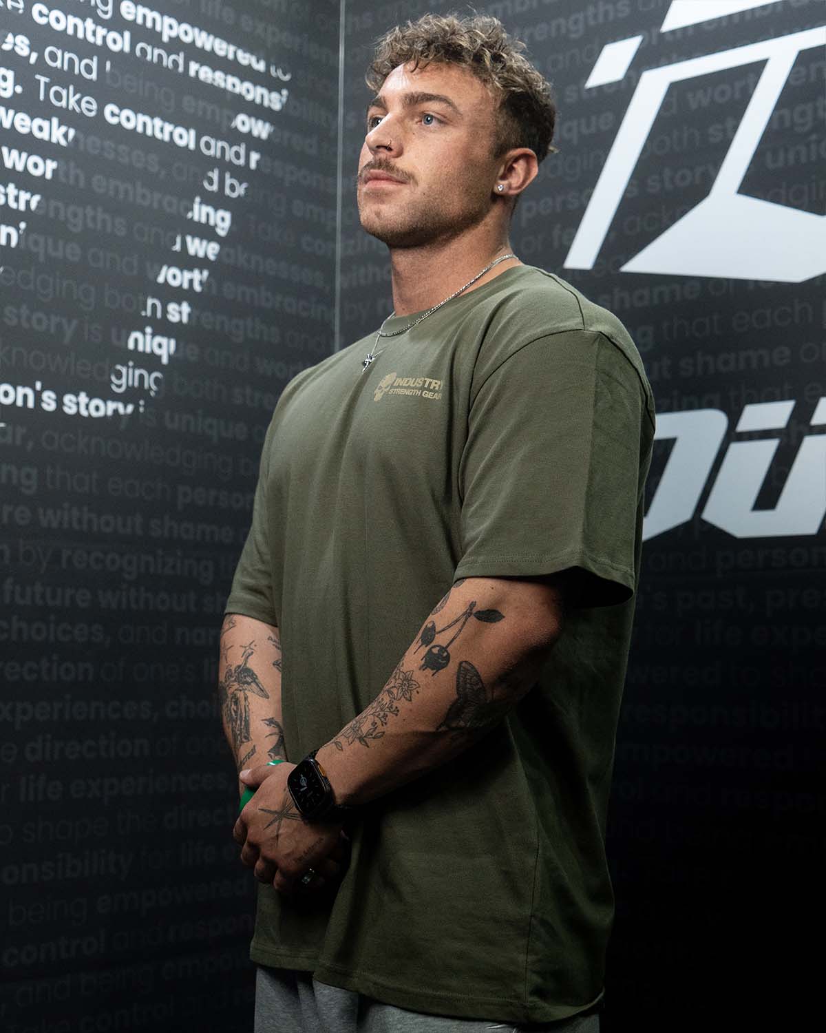 mens oversize bodybuilding cotton tee shirt