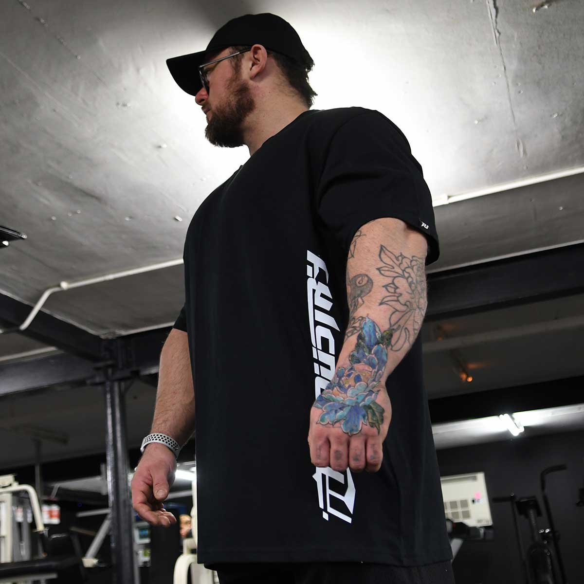 team industry oversize mens tee for bodybuilding & fitness