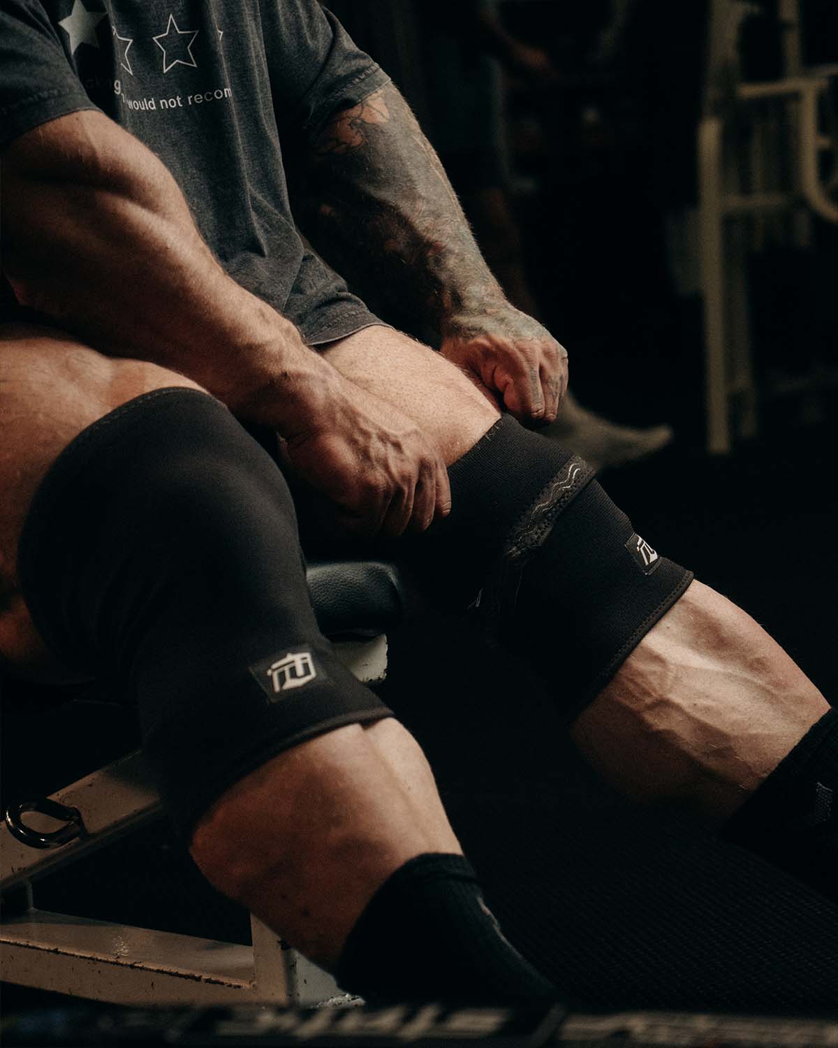 dual ply knee sleeves for weight lifting