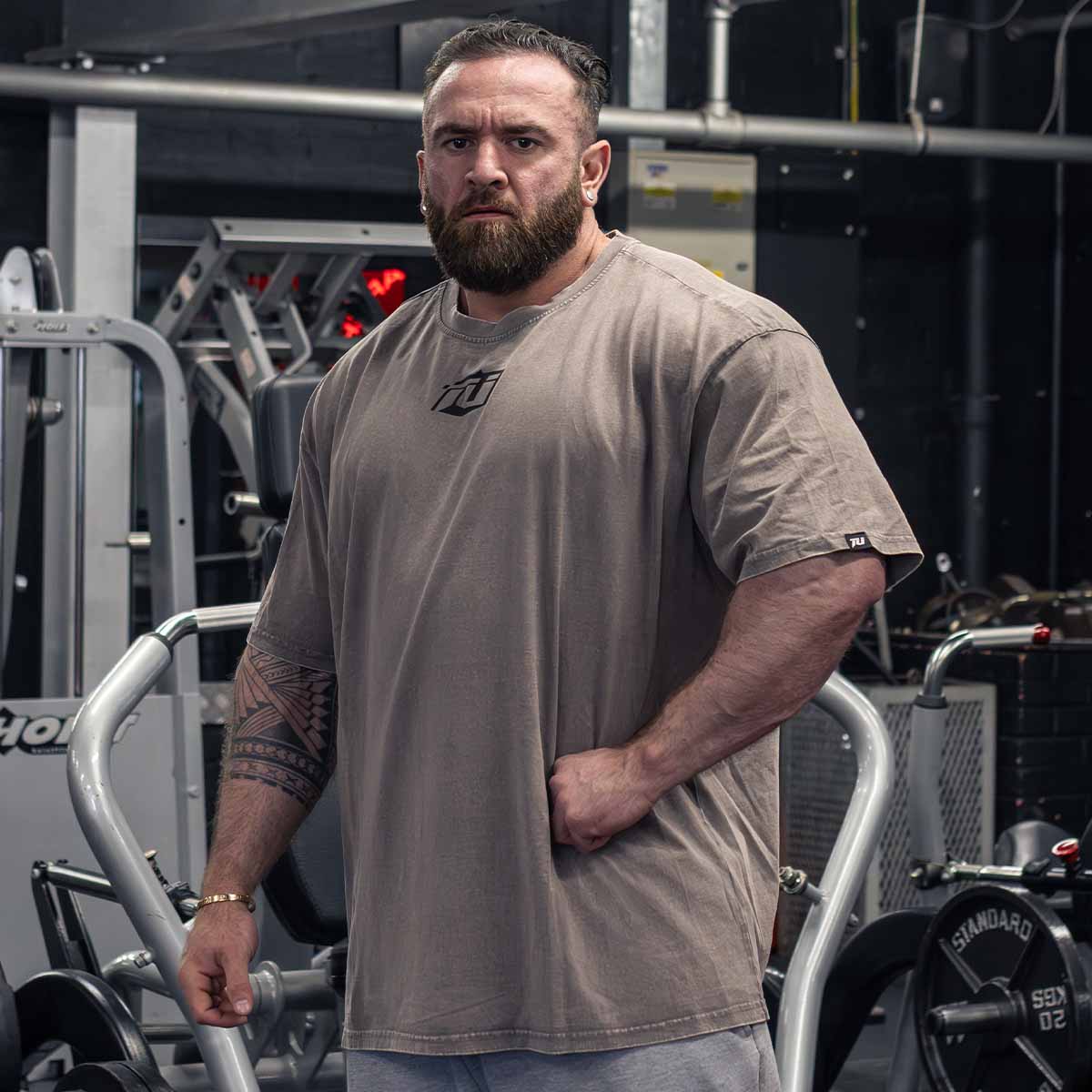 INDUSTRY T SHIRT TEE FOR FITNESS GYM WORKOUT BODYBUILDING